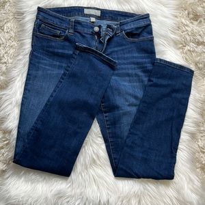 Banana republic size 8 straight leg jeans medium/dark wash